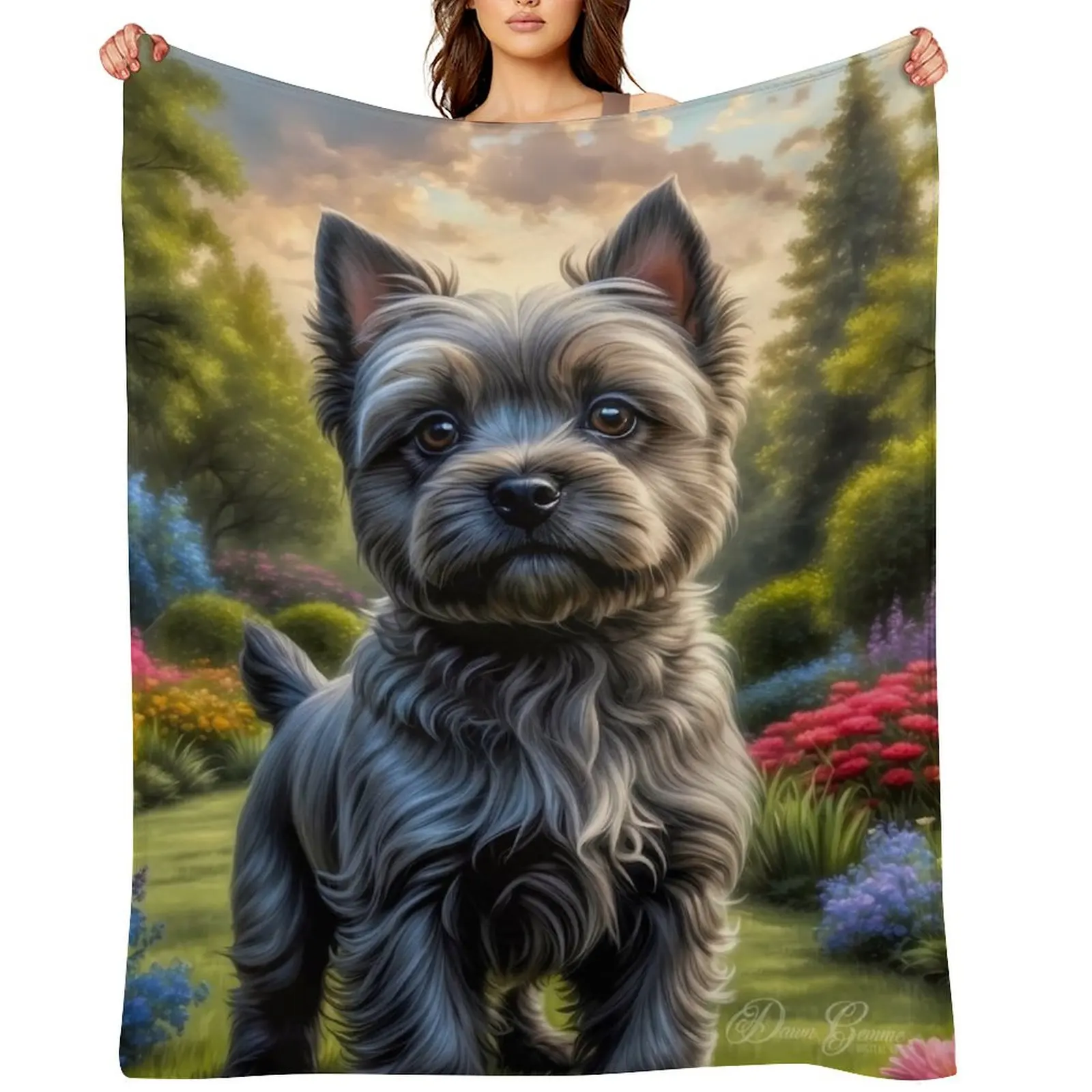 Shelby Cairn Terrier Puppy Portrait Painting Throw Blanket Bed Fashionable Summer anime Cute Plaid Blankets
Shelby Cairn Terrier Puppy Portrait Painting Throw Blanket Bed Fashionable Summer anime Cute Plaid Blankets