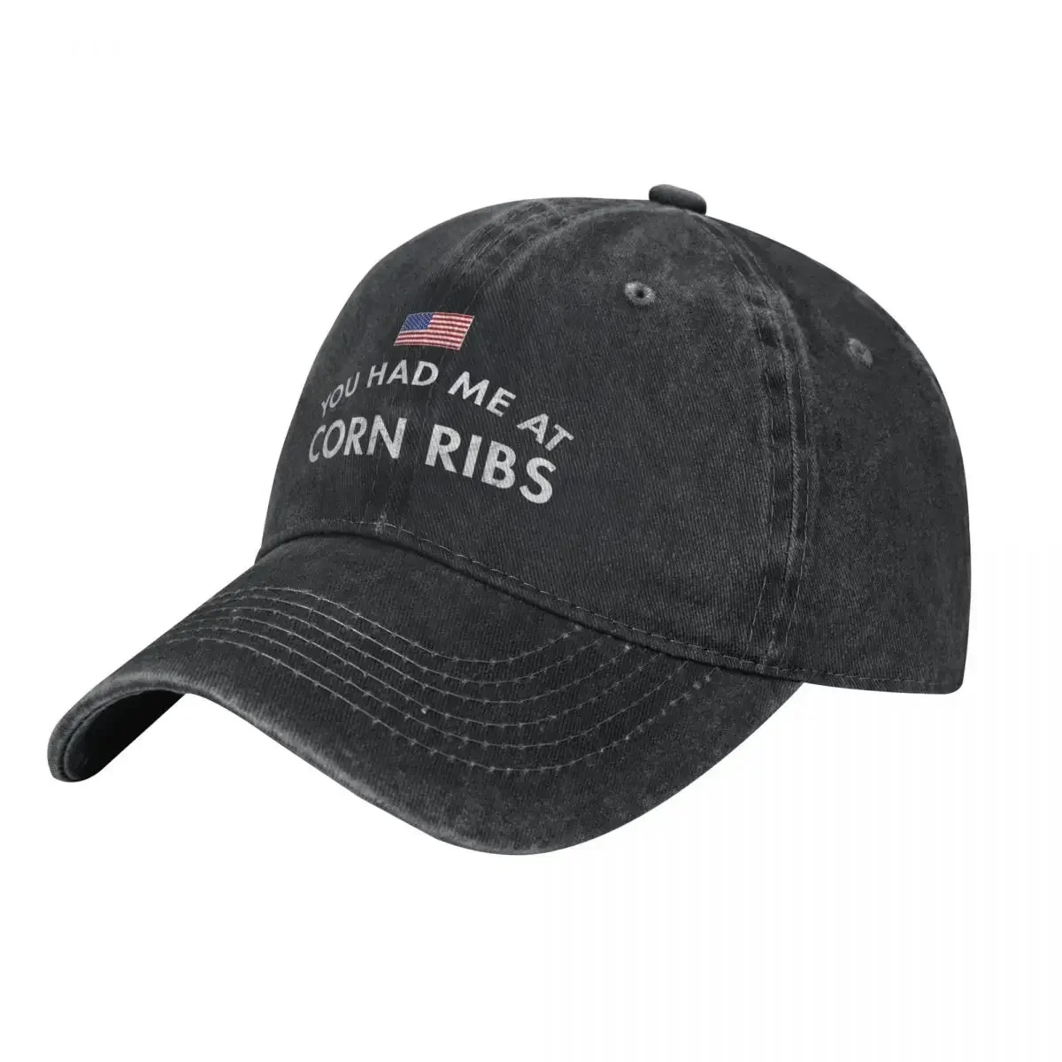 You Had Me At Corn Ribs Distressed Baseball Cap Military Cap Man Rave derby hat hats for men Men's Women's
You Had Me At Corn Ribs Distressed Baseball Cap Military Cap Man Rave derby hat hats for men Men's Women's