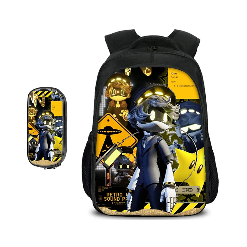 Murder Drones double-layer backpack pencil case two-piece set versatile trendy school boy and girl birthday best gift
Murder Drones double-layer backpack pencil case two-piece set versatile trendy school boy and girl birthday best gift