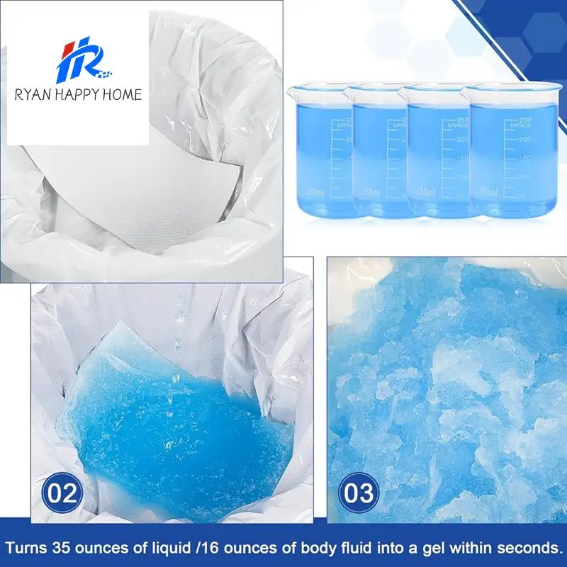 100 Pcs Commode Absorbent Pads With Absorbent Gel For Portable Toilet Bags Bedpans For Bedside Toilet Chair Buckets
100 Pcs Commode Absorbent Pads With Absorbent Gel For Portable Toilet Bags Bedpans For Bedside Toilet Chair Buckets