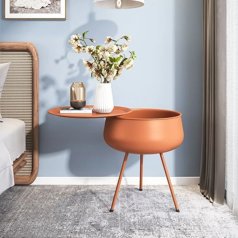 Simple Iron Frame Bedroom Nightstand Multi-purpose Round Sofa Balcony Side Table
Simple Iron Frame Bedroom Nightstand Multi-purpose Round Sofa Balcony Side Table