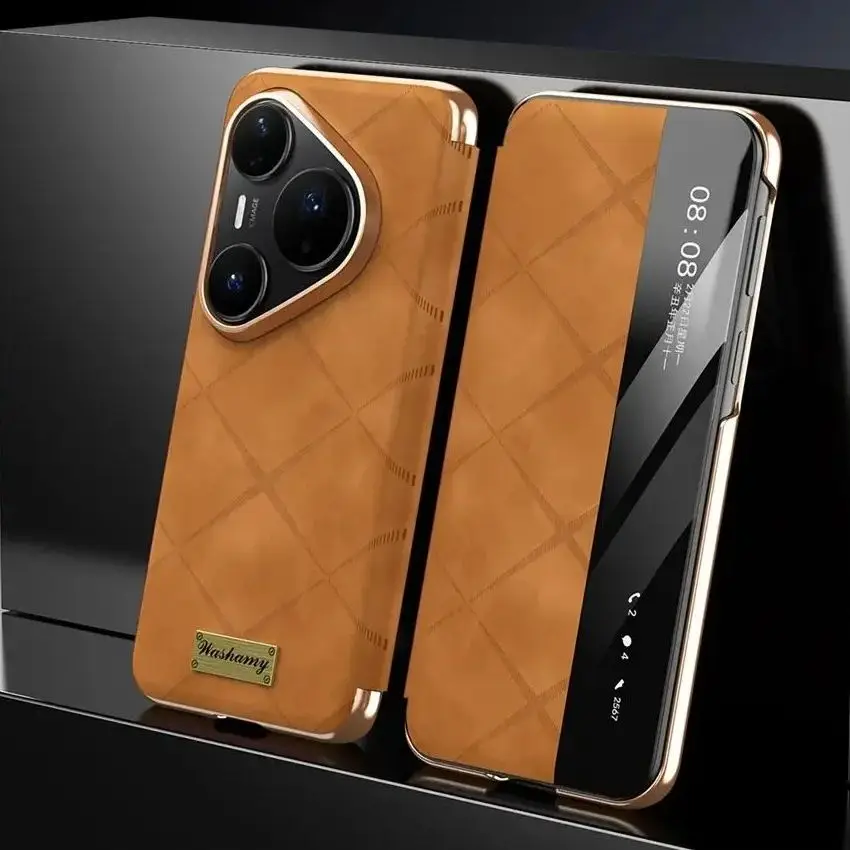 Genuine Leather Case For Huawei Pura 80 Pro Plus Pura80 Ultra Case Pura 80 Pro+ Cover Intelligent Window View Glass Lens Casing
Genuine Leather Case For Huawei Pura 80 Pro Plus Pura80 Ultra Case Pura 80 Pro+ Cover Intelligent Window View Glass Lens Casing