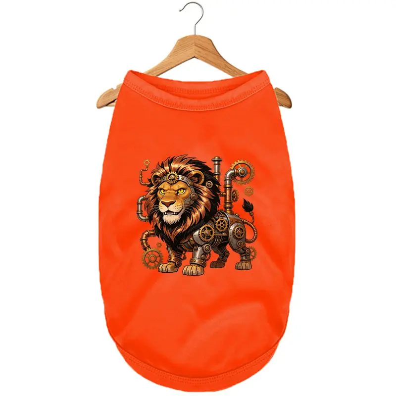 Steampunk Lion Dog Vest - Breathable Summer Pet Shirt Outfit for Small Dogs
Steampunk Lion Dog Vest - Breathable Summer Pet Shirt Outfit for Small Dogs