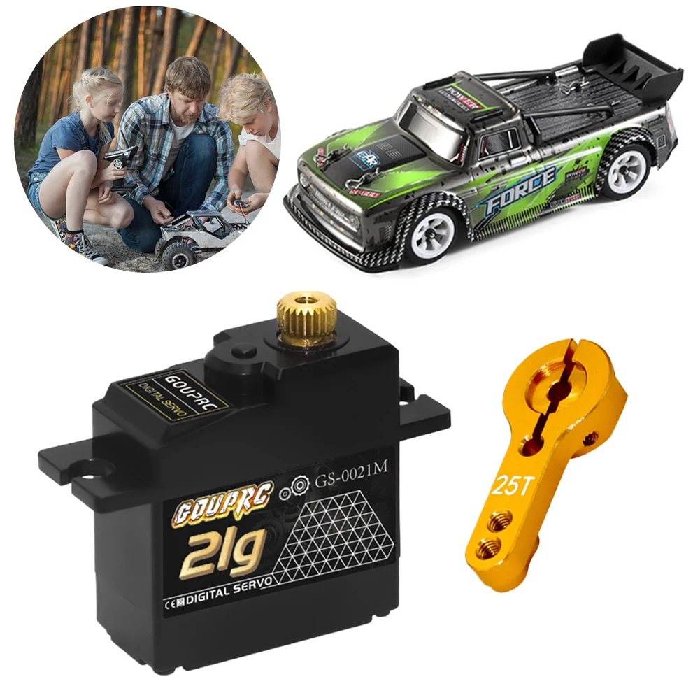 21G Waterproof RC Digital Micro Servo with 25T Servo Arm Digital Servo for 1/14 1/16 1/18 RC Crawler Car Boat Airplane
21G Waterproof RC Digital Micro Servo with 25T Servo Arm Digital Servo for 1/14 1/16 1/18 RC Crawler Car Boat Airplane