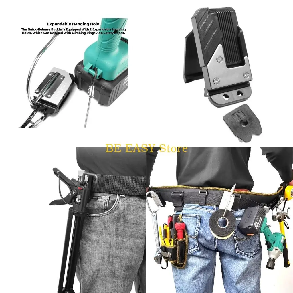 E28F Fast Release Button Equipped Holder for Effortlessly Insertion and Removal of Drills and Screwdriver Easy To Use
E28F Fast Release Button Equipped Holder for Effortlessly Insertion and Removal of Drills and Screwdriver Easy To Use