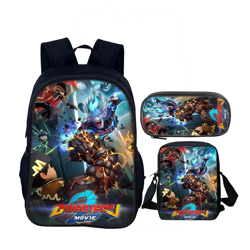 Kid Student Casual Daypack Multifunction School Backpack,Boboiboy Novelty Bookbag and Shoulder Bag,Pencil Case Set
Kid Student Casual Daypack Multifunction School Backpack,Boboiboy Novelty Bookbag and Shoulder Bag,Pencil Case Set