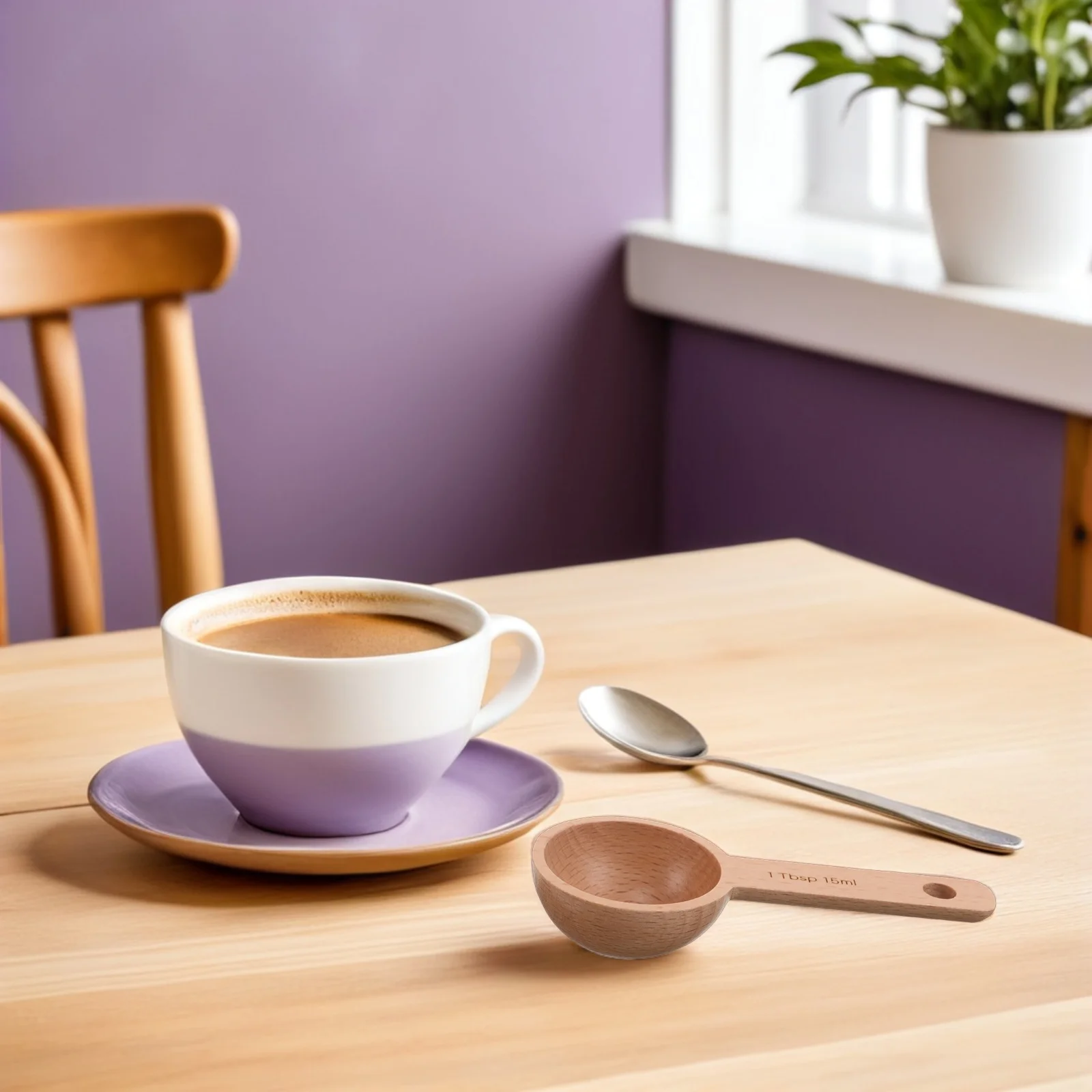 15Ml Wooden Coffee Scoop Spoon Birch Measuring Tablespoon For Ground Beans Coffee Tea Sugar Salt Jar Canister Kitchen Office
15Ml Wooden Coffee Scoop Spoon Birch Measuring Tablespoon For Ground Beans Coffee Tea Sugar Salt Jar Canister Kitchen Office