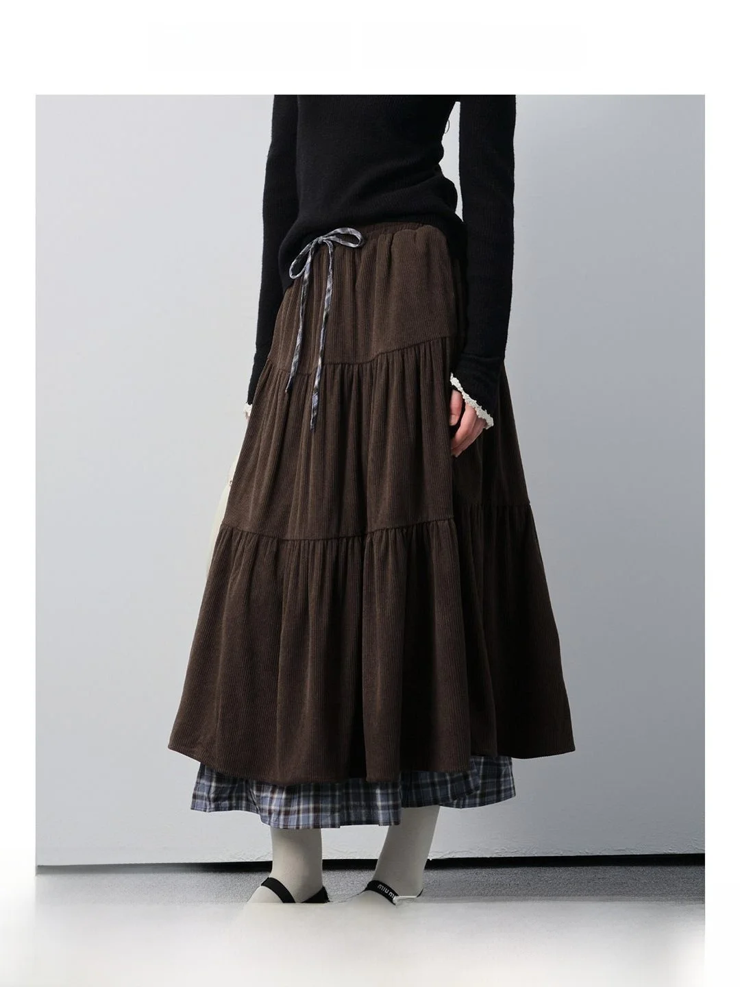 plus Size Autumn Winter Plaid A-Line Skirt High Waist Corduroy Sweet Heart Style for Plump Women Commute Casual Loose Fit
plus Size Autumn Winter Plaid A-Line Skirt High Waist Corduroy Sweet Heart Style for Plump Women Commute Casual Loose Fit