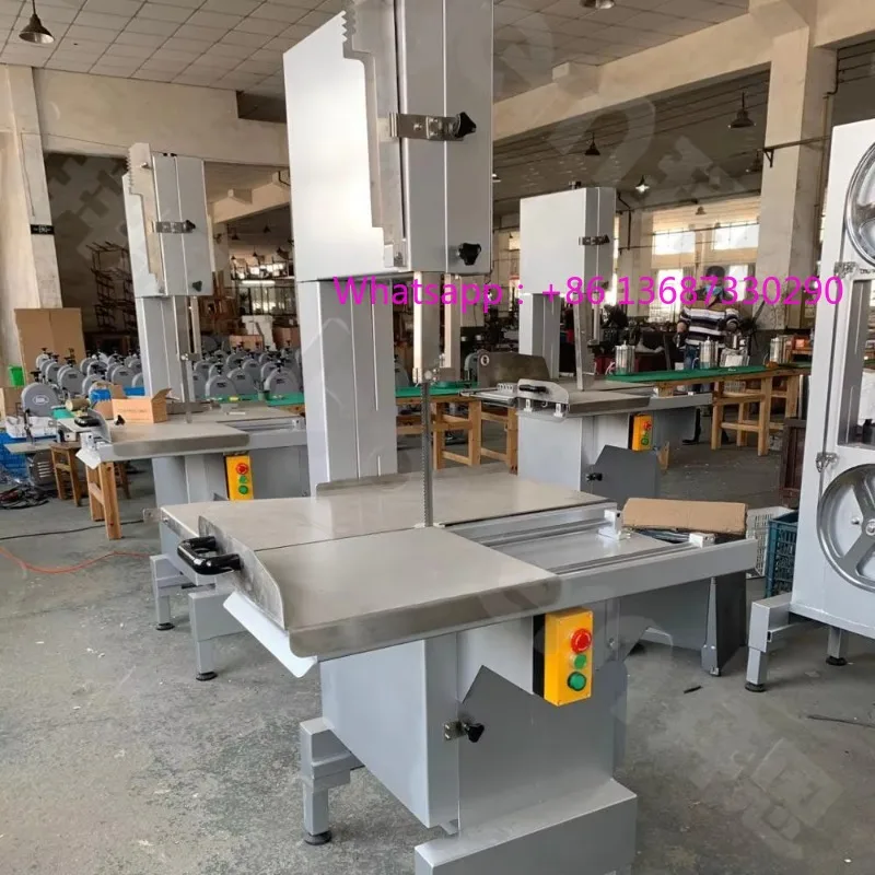 Commercial efficient sharp frozen meat, pork, fishbone saw cutting machine, chicken and beef slicer
Commercial efficient sharp frozen meat, pork, fishbone saw cutting machine, chicken and beef slicer