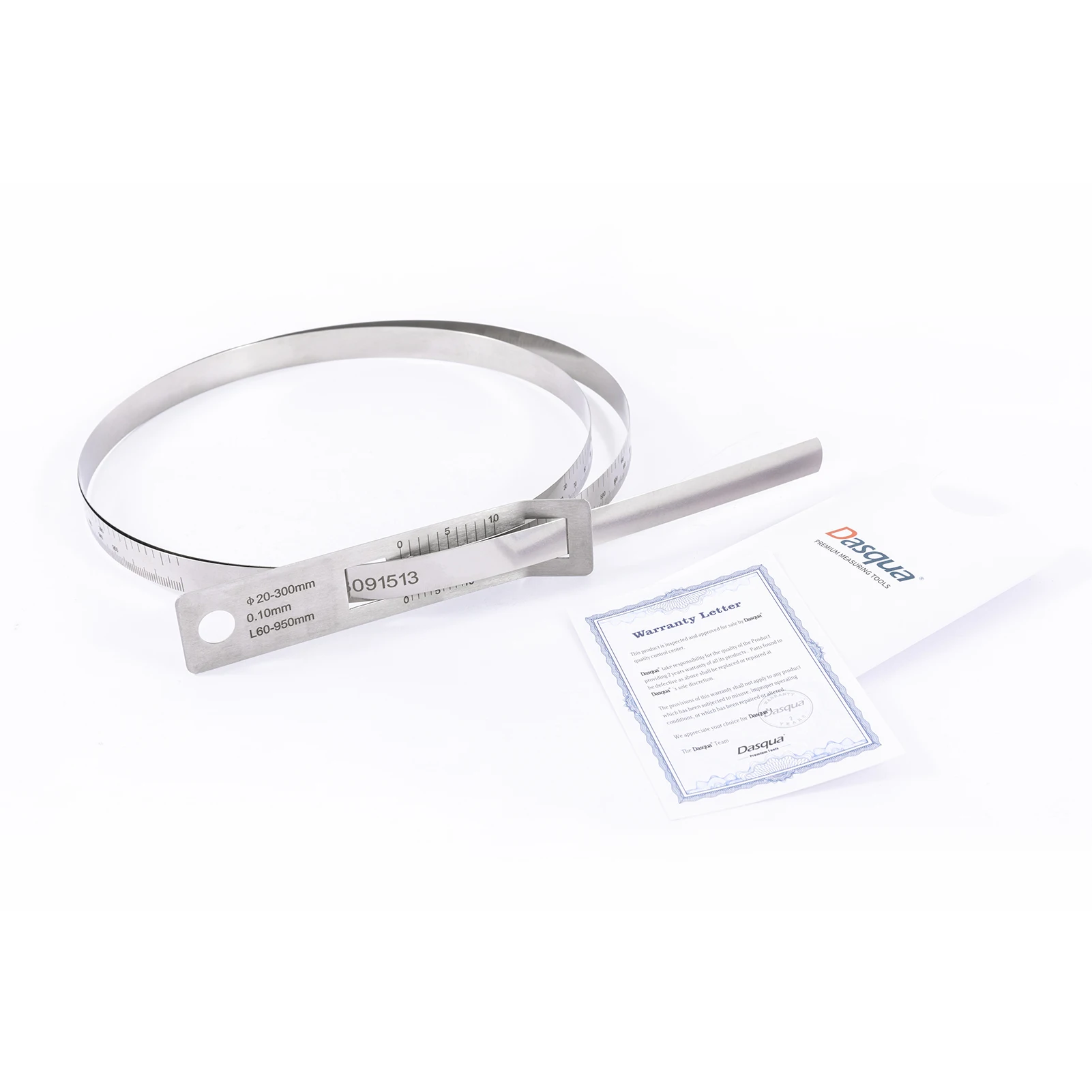 Stainless Steel 60-950mm Diameter Pi Measuring Tape for Measuring Cylindrical Objects
Stainless Steel 60-950mm Diameter Pi Measuring Tape for Measuring Cylindrical Objects