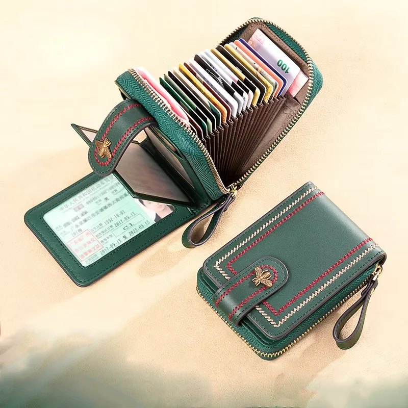 Противоугонная щетка, короткий кошелек из натуральной кожи, высококачественные водительские права, женские кошельки в стиле ретро, ультратонкая сумка с отделениями для карт
Противоугонная щетка, короткий кошелек из натуральной кожи, высококачественные водительские права, женские кошельки в стиле ретро, ультратонкая сумка с отделениями для карт