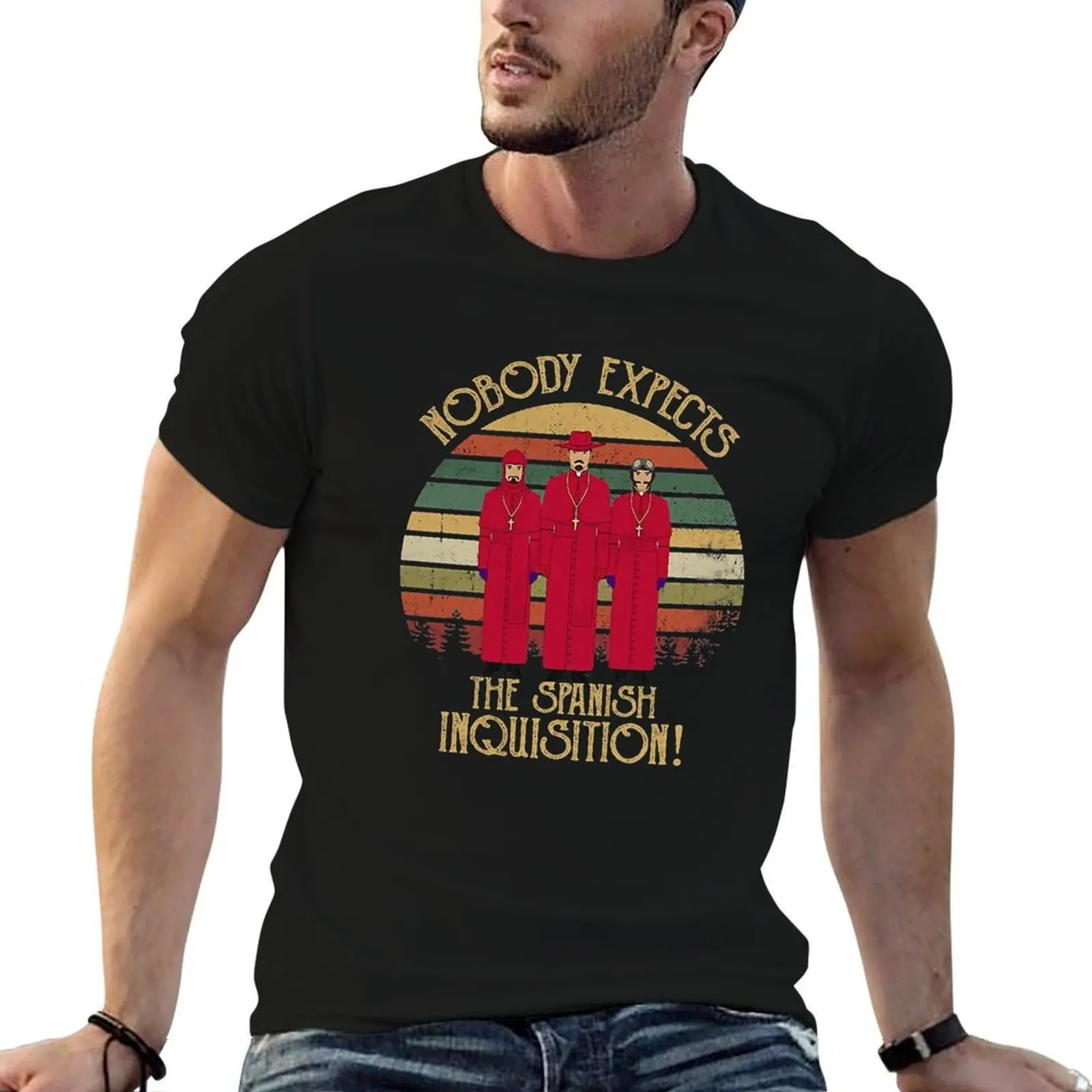 Nobody expects the spanish inquisition vintage T-Shirt cotton t shirt pack man graphic t shirt T-Shirt
Nobody expects the spanish inquisition vintage T-Shirt cotton t shirt pack man graphic t shirt T-Shirt