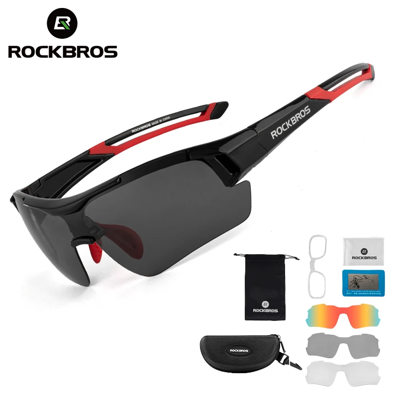 ROCKBROS Cycling Polarized Glasses Bike Photochromic Outdoor Sports Sunglasses MTB PC Goggles Eyewear 5/3 Lens Bicycle Accessory
ROCKBROS Cycling Polarized Glasses Bike Photochromic Outdoor Sports Sunglasses MTB PC Goggles Eyewear 5/3 Lens Bicycle Accessory