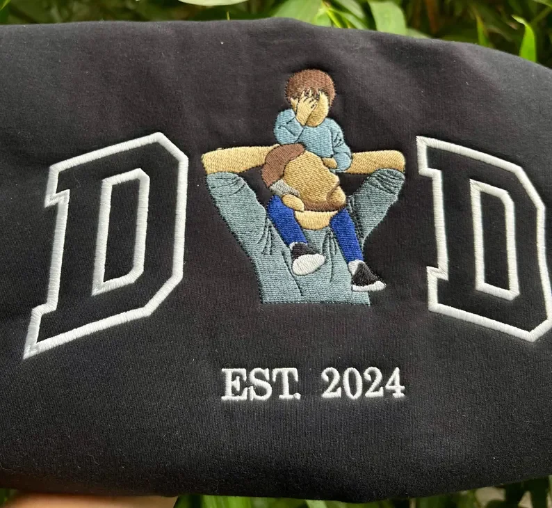 Персонализированный свитшот с вышивкой для папы, толстовки с фото отца, семейный подарок, подарки на день отца для папы
Персонализированный свитшот с вышивкой для папы, толстовки с фото отца, семейный подарок, подарки на день отца для папы