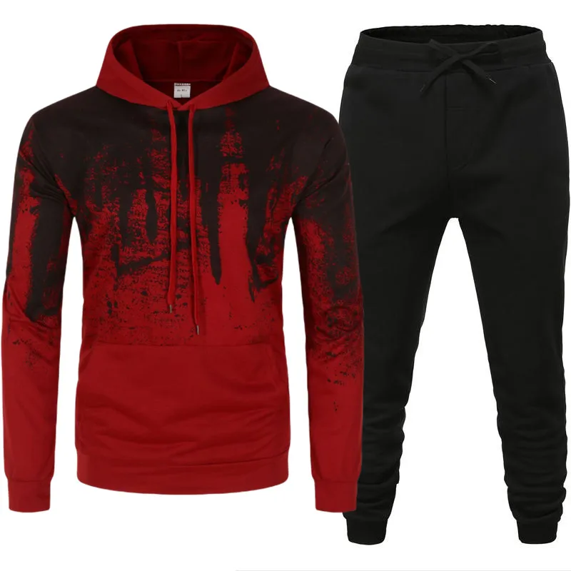 Men's hoodie, Fall/Winter trend sportswear Men's camouflage hoodie + trousers 2 piece sportswear 3d ink jogging set
Men's hoodie, Fall/Winter trend sportswear Men's camouflage hoodie + trousers 2 piece sportswear 3d ink jogging set