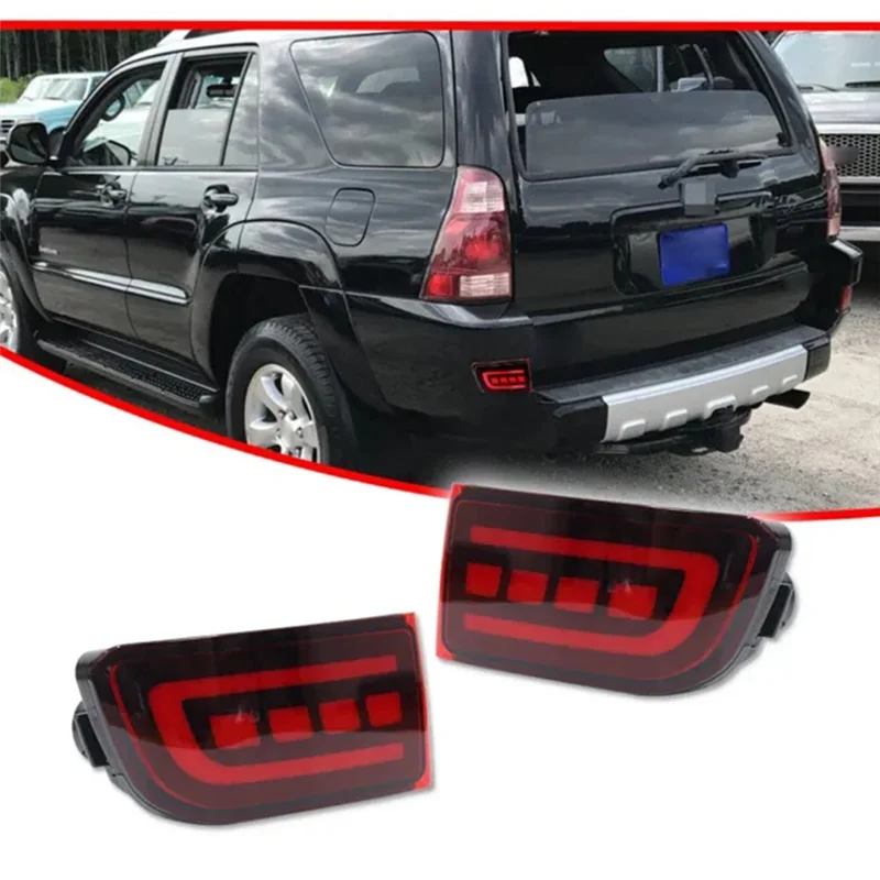 NEW-LED Tail Rear Bumper Light For Toyota Landcruiser Prado 120 Series LC120 FJ120 2003-2009 Stop Brake Turn Signal Lamp
NEW-LED Tail Rear Bumper Light For Toyota Landcruiser Prado 120 Series LC120 FJ120 2003-2009 Stop Brake Turn Signal Lamp