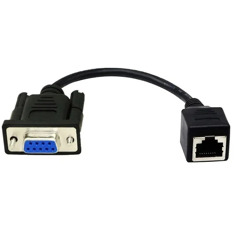 DB9 Male/Female To RJ45 Adapter RJ45 To DB9 Male/Female Network Cable Connector To Network Cable Extender