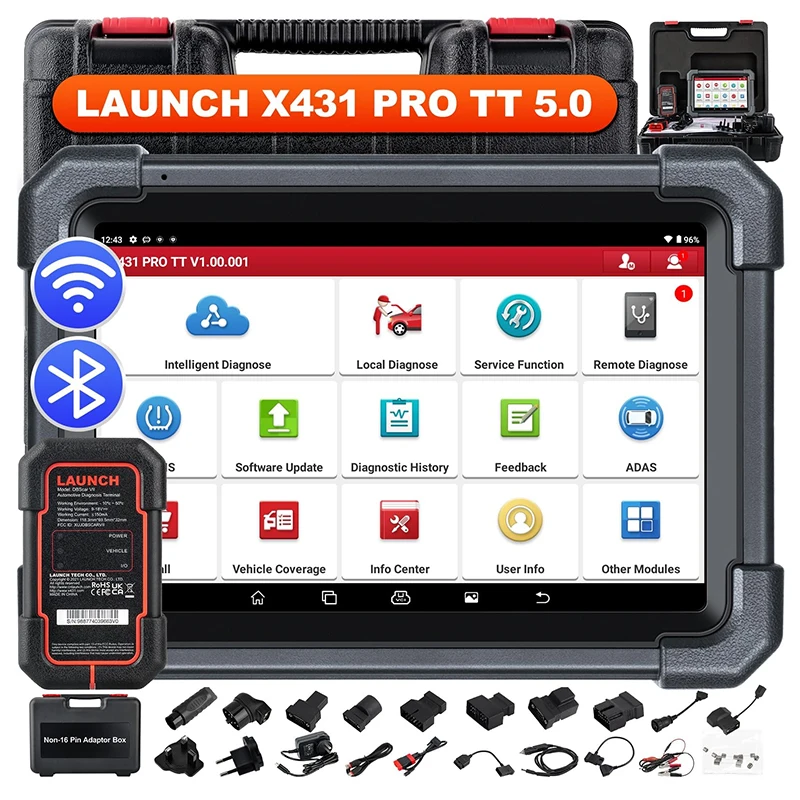 LAUNCH новейший X431 Pro TT все системы диагностический инструмент машина Bluetooth 2 сканер 12 В автоматический диагностический анализатор Smae как X431 V
LAUNCH новейший X431 Pro TT все системы диагностический инструмент машина Bluetooth 2 сканер 12 В автоматический диагностический анализатор Smae как X431 V