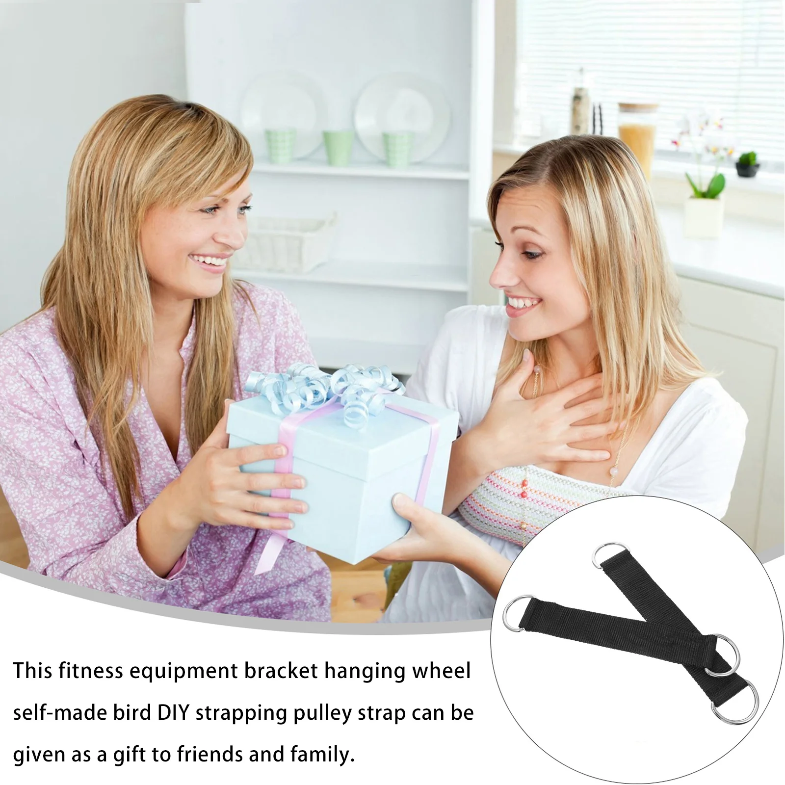 2Pcs Fitness Supply Hanging Rope Adjustable Pulley Straps for Home Gym Balcony Sports Accessories Training
2Pcs Fitness Supply Hanging Rope Adjustable Pulley Straps for Home Gym Balcony Sports Accessories Training