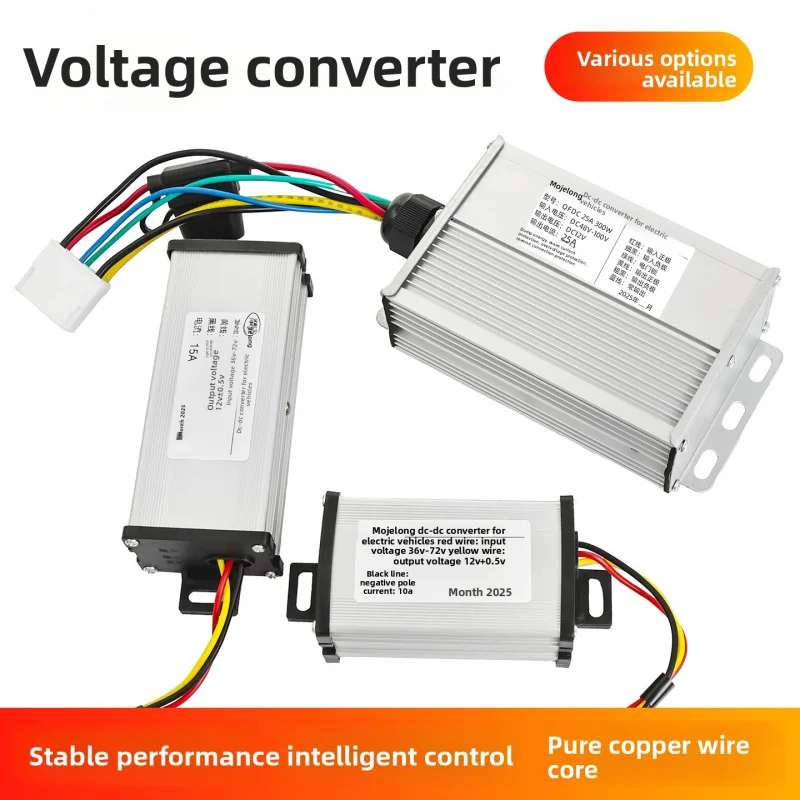 Electric vehicle DC voltage reducer, 48V to 60V, 72V, then 12V, 10/15/20A universal converter for electric vehicles
Electric vehicle DC voltage reducer, 48V to 60V, 72V, then 12V, 10/15/20A universal converter for electric vehicles