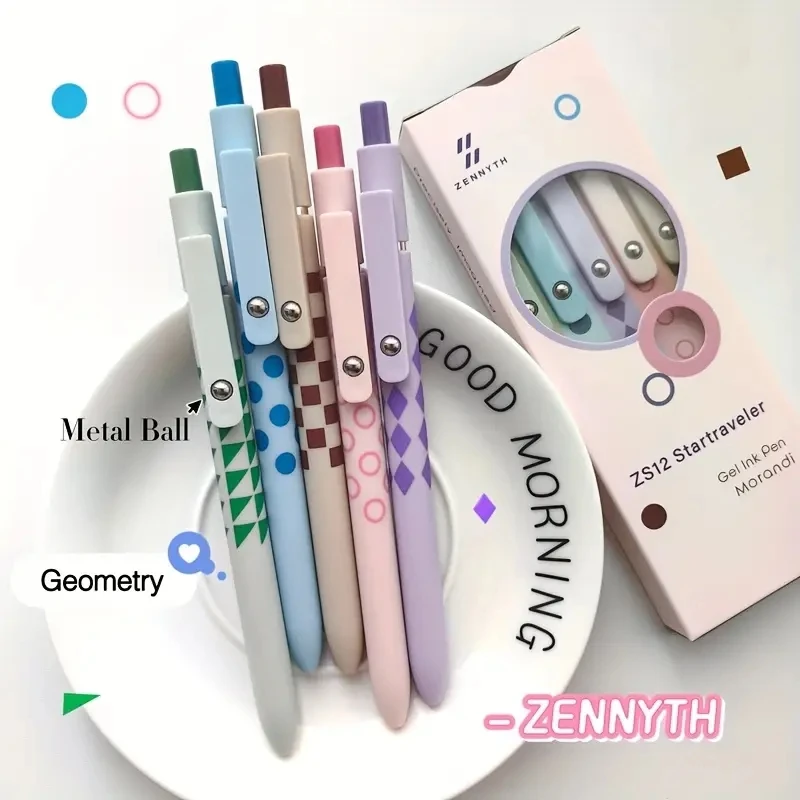 Ручка унисекс ZENNYTH Morandi 5, гладкая ручка среднего размера, милая женская высококачественная серия, быстросохнущая ручка с черными чернилами 0,5 мм, дневник, заметка
Ручка унисекс ZENNYTH Morandi 5, гладкая ручка среднего размера, милая женская высококачественная серия, быстросохнущая ручка с черными чернилами 0,5 мм, дневник, заметка
