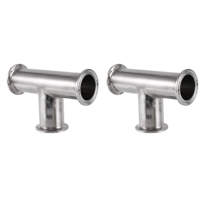 New 2 Pcs 1.5Inch 38Mm Sanitary Tri Clamp 3 Way Tee 304 Stainless Steel Sanitary Ferrule Tee Connector Pipe Fitting
New 2 Pcs 1.5Inch 38Mm Sanitary Tri Clamp 3 Way Tee 304 Stainless Steel Sanitary Ferrule Tee Connector Pipe Fitting