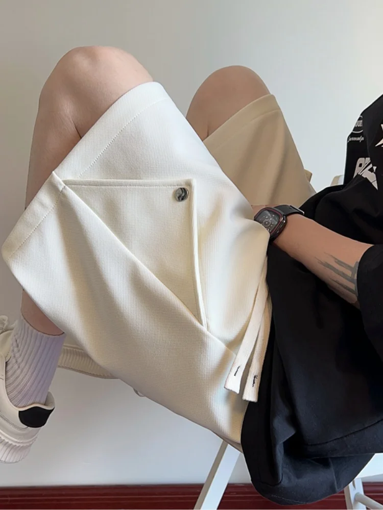 Loose Men's Sport orts Youth Casual Deconstructed Design Summer Breathable Thin Straight Leg Pants Faionable American Sle
Loose Men's Sport orts Youth Casual Deconstructed Design Summer Breathable Thin Straight Leg Pants Faionable American Sle