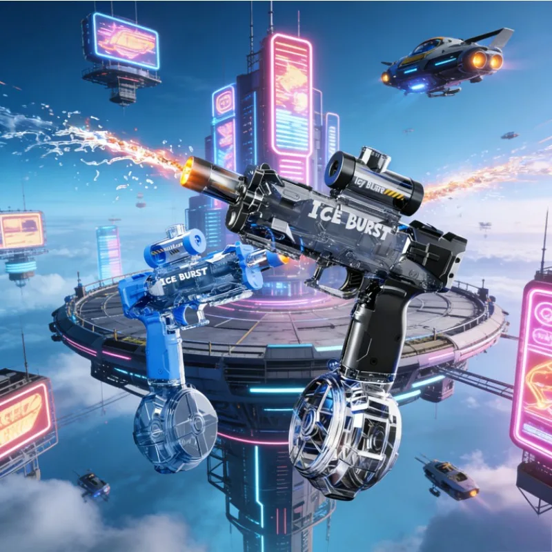 2026 New Ice Explosion Aurora Electric Water Gun Light Up Flame Spray Continuous Blast High-Power Outdoor Summer Water Toy
2026 New Ice Explosion Aurora Electric Water Gun Light Up Flame Spray Continuous Blast High-Power Outdoor Summer Water Toy
