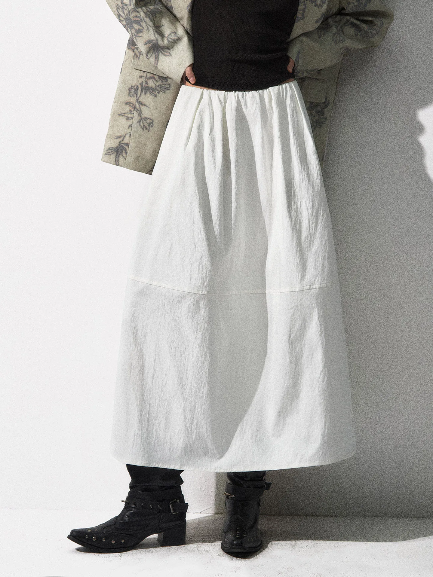 Loebian Loose Lazy Style High Waist A-Line Skirt Polyester Cotton Blend Comfortable Fit Mid-Length Slimming Skirt
Loebian Loose Lazy Style High Waist A-Line Skirt Polyester Cotton Blend Comfortable Fit Mid-Length Slimming Skirt