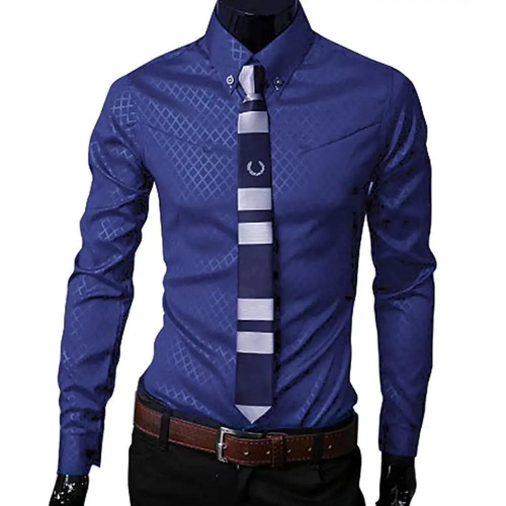 Men Argyle Luxury Shirt Slim Fit Business Style Shirt Autumn Long Sleeve Casual Shirt Stylish Male Brand Clothes Male Chemise
Men Argyle Luxury Shirt Slim Fit Business Style Shirt Autumn Long Sleeve Casual Shirt Stylish Male Brand Clothes Male Chemise