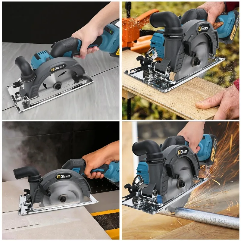【Hot Item】 165mm Brushless Electric Circular Saw 10000RPM Cordless Adjustbale Angle Woodworking Power Tool For 18v Battey
【Hot Item】 165mm Brushless Electric Circular Saw 10000RPM Cordless Adjustbale Angle Woodworking Power Tool For 18v Battey