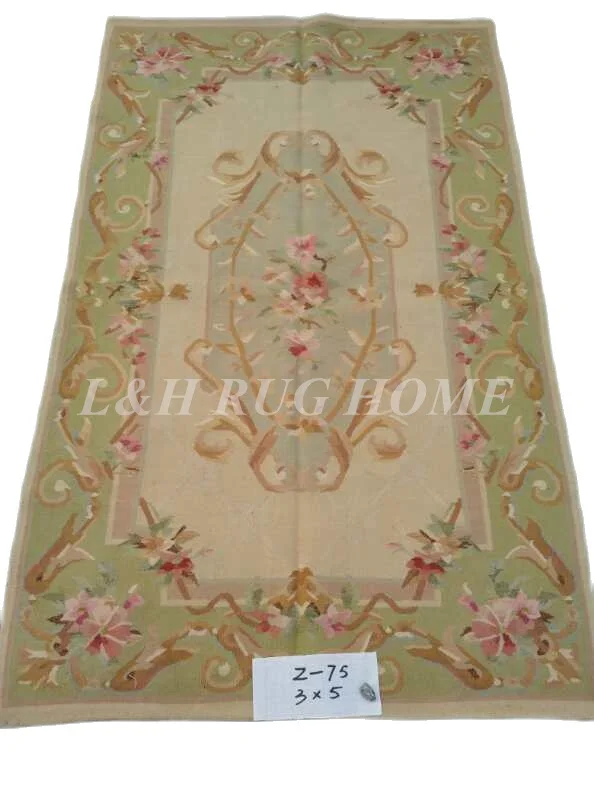 Free shipping 3'x5' Aubusson rugs handmade woolen carpets rugs for home decoration
Free shipping 3'x5' Aubusson rugs handmade woolen carpets rugs for home decoration