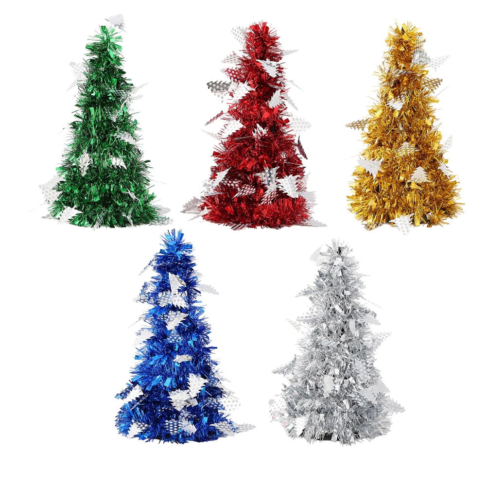 5Pcs Mini Christmas Tree Metallic Shiny Ornament for Desktop Party Decoration Colorful Pendants Enhancing Home Office Christmas
5Pcs Mini Christmas Tree Metallic Shiny Ornament for Desktop Party Decoration Colorful Pendants Enhancing Home Office Christmas