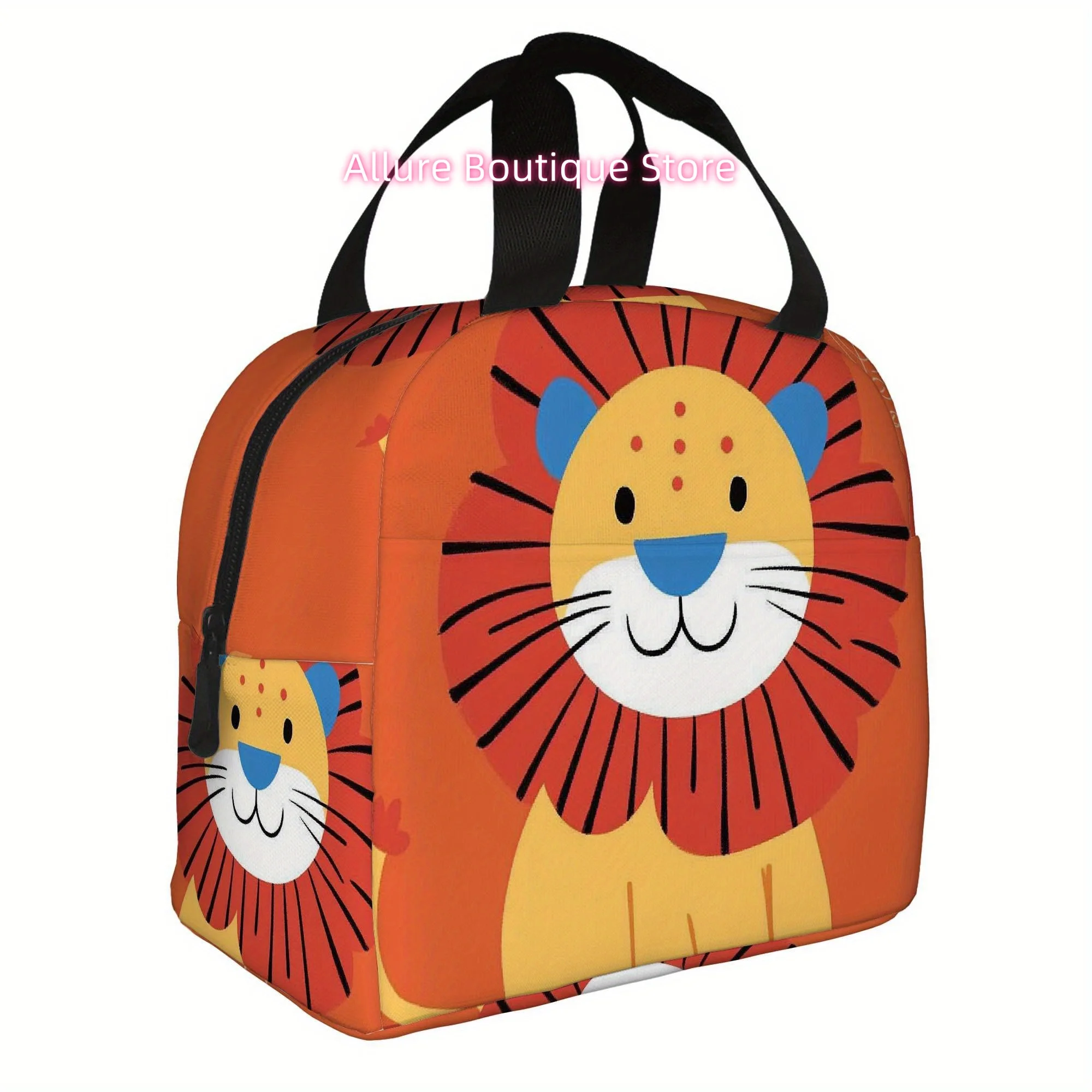 1pc Thermal Insulated Bag with Cute Lion Design - Orange Background Non-Food Contact Thermal Insulation for Hot/Cold Storage - P
1pc Thermal Insulated Bag with Cute Lion Design - Orange Background Non-Food Contact Thermal Insulation for Hot/Cold Storage - P