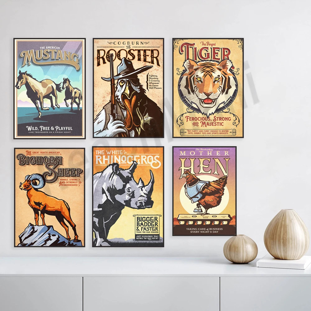 Woodpecker, wild boar, mountain lion, California condor, tiger, Texas longhorn cattle, largemouth bass American animal poster
Woodpecker, wild boar, mountain lion, California condor, tiger, Texas longhorn cattle, largemouth bass American animal poster