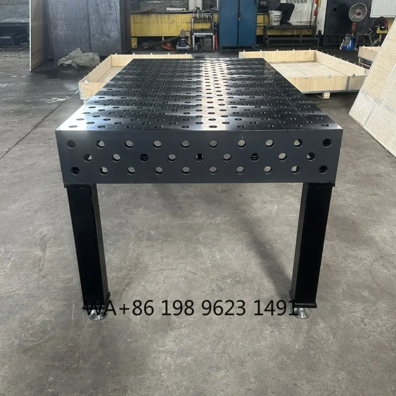 Heavy Duty Nitrided 3D Cast Iron Welding Table High Precision Surface Panel Industrial Welding Work Station
Heavy Duty Nitrided 3D Cast Iron Welding Table High Precision Surface Panel Industrial Welding Work Station