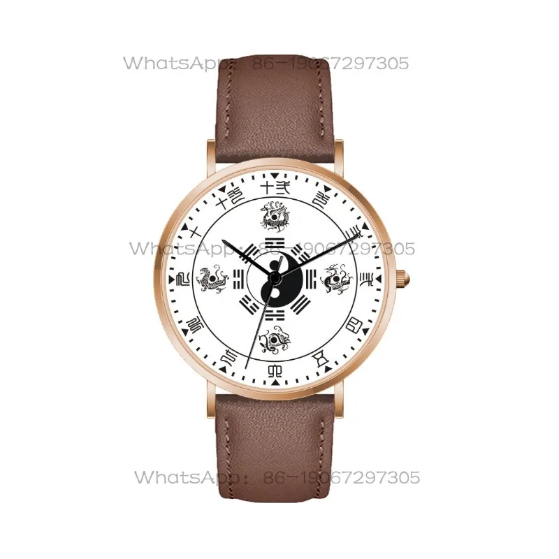 Traditional Chinese Culture, Tai Chi, Eight Trigrams, Four Great Divine Beasts, Feng Shui, Steel, Quartz Watch, Male
Traditional Chinese Culture, Tai Chi, Eight Trigrams, Four Great Divine Beasts, Feng Shui, Steel, Quartz Watch, Male