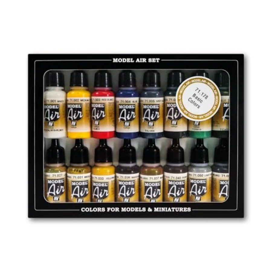 WWII Allied Model Air Paint, 17ml Pack of 16
WWII Allied Model Air Paint, 17ml Pack of 16