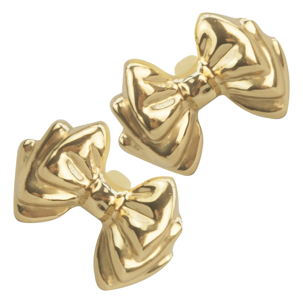 2pcs Gold Bow Handles Bow Shape Brass Knobs Vintage Decorative Drawer Knobs for Dresser Wardrobe Cabinet Furniture Hardware 
2pcs Gold Bow Handles Bow Shape Brass Knobs Vintage Decorative Drawer Knobs for Dresser Wardrobe Cabinet Furniture Hardware