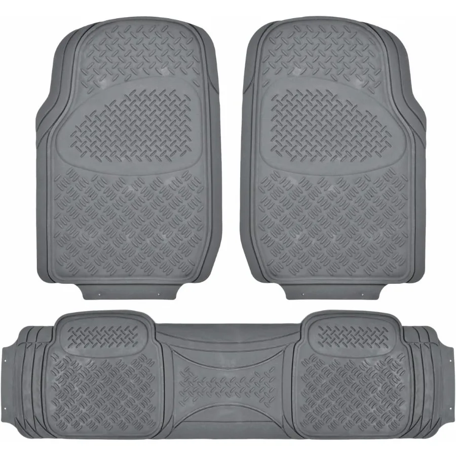 Резиновый напольный коврик MaxDuty для автомобиля, внедорожника, фургона, грузовика, сверхпрочная резиновая накладка, подходящая для 3-х предметов серого цвета 
Резиновый напольный коврик MaxDuty для автомобиля, внедорожника, фургона, грузовика, сверхпрочная резиновая накладка, подходящая для 3-х предметов серого цвета