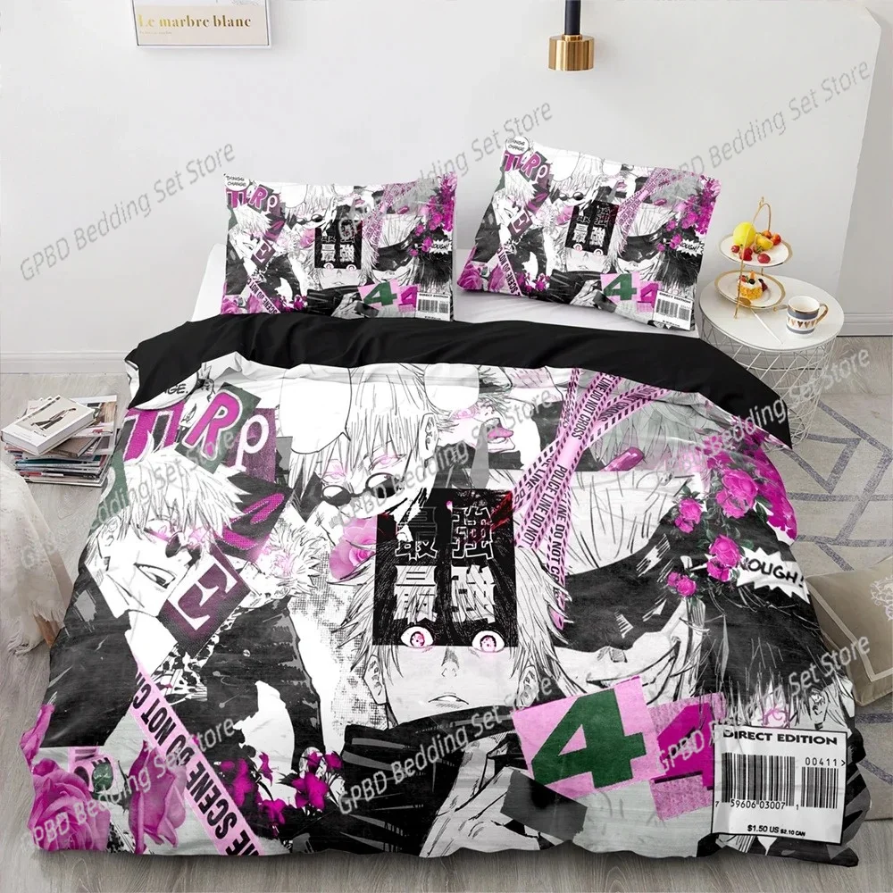 3D Jujutsu Kaisen Bedding Set Single Twin Full Queen King Size Anime Bed Set Aldult Kawaii Kid Bedroom Duvetcover Sets 3D Print
3D Jujutsu Kaisen Bedding Set Single Twin Full Queen King Size Anime Bed Set Aldult Kawaii Kid Bedroom Duvetcover Sets 3D Print