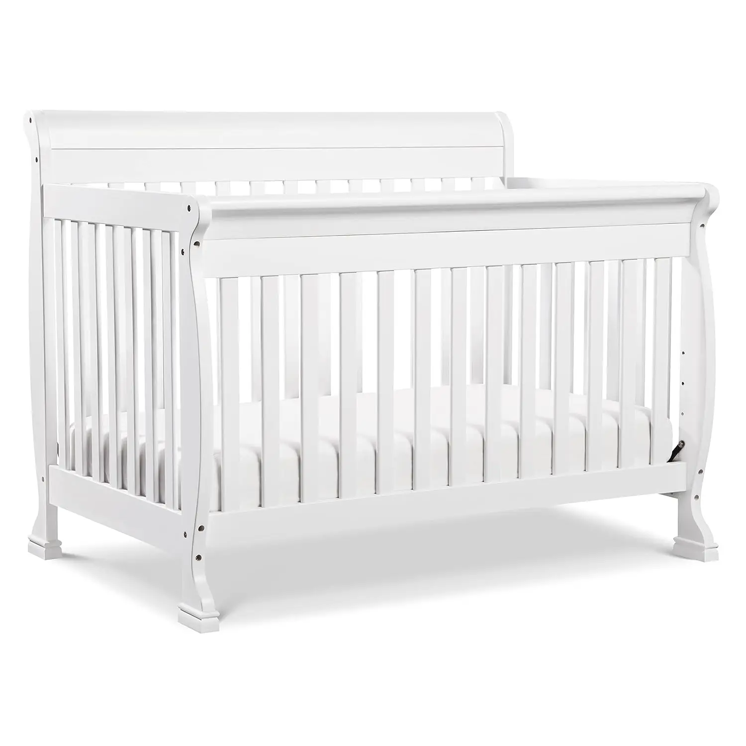 4-in-1 Convertible Crib in White,Features 3 mattress height settings,13 ATTRACTIVE FINISHES - Bring your nursery dreams to life
4-in-1 Convertible Crib in White,Features 3 mattress height settings,13 ATTRACTIVE FINISHES - Bring your nursery dreams to life