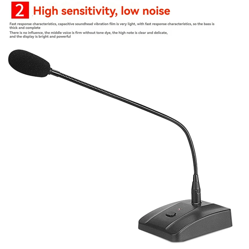 Y45A-Professional Wired Conference Microphone Desktop Gooseneck Condenser Microphone For Broadcasting Speech Microphone
Y45A-Professional Wired Conference Microphone Desktop Gooseneck Condenser Microphone For Broadcasting Speech Microphone