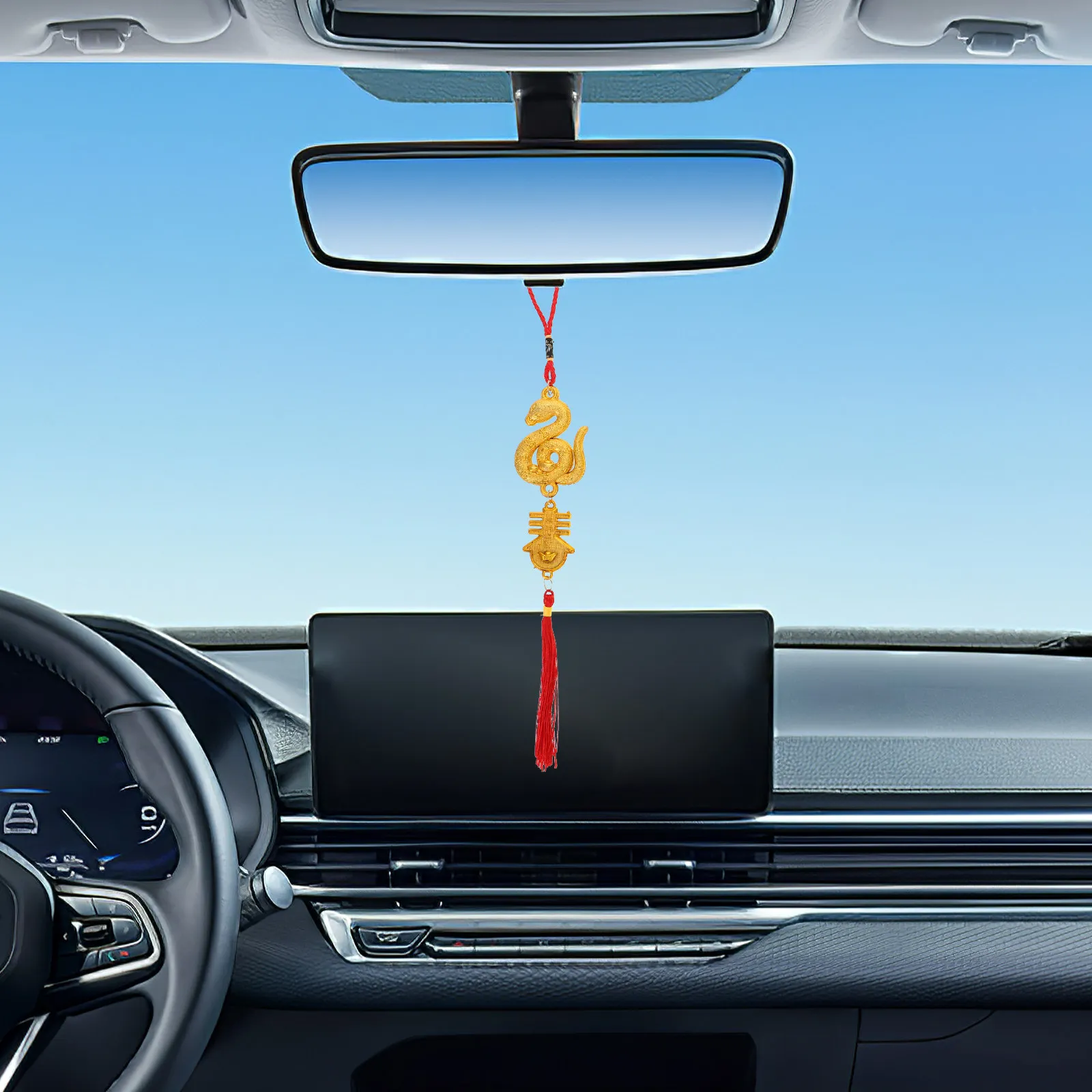 6Pcs Chinese Knot Tassel Red Hanging Snake Charms Gold Plated Lucky Fu Pendants for Car Home New Year Ornaments 2025
6Pcs Chinese Knot Tassel Red Hanging Snake Charms Gold Plated Lucky Fu Pendants for Car Home New Year Ornaments 2025