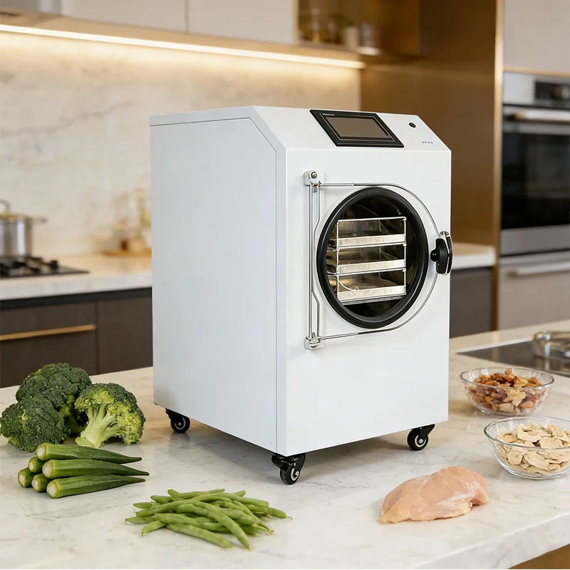 Custom Small Mini Vacuum Freeze Dryer 2kg Freeze Dryer Is Used for Freeze Drying Fruits and Vegetables
Custom Small Mini Vacuum Freeze Dryer 2kg Freeze Dryer Is Used for Freeze Drying Fruits and Vegetables