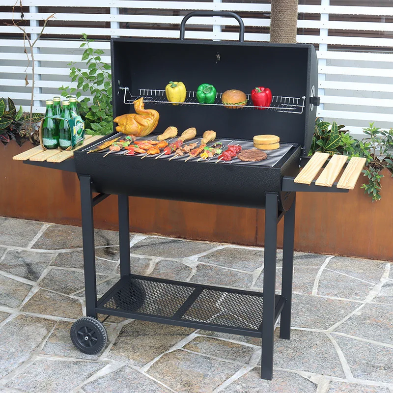 Grills Outdoor Cooking, Charcoal Grill with Smoker, Large Charcoal Grills, Barrel Charcoal Grill with Side Table for Patio Party
Grills Outdoor Cooking, Charcoal Grill with Smoker, Large Charcoal Grills, Barrel Charcoal Grill with Side Table for Patio Party