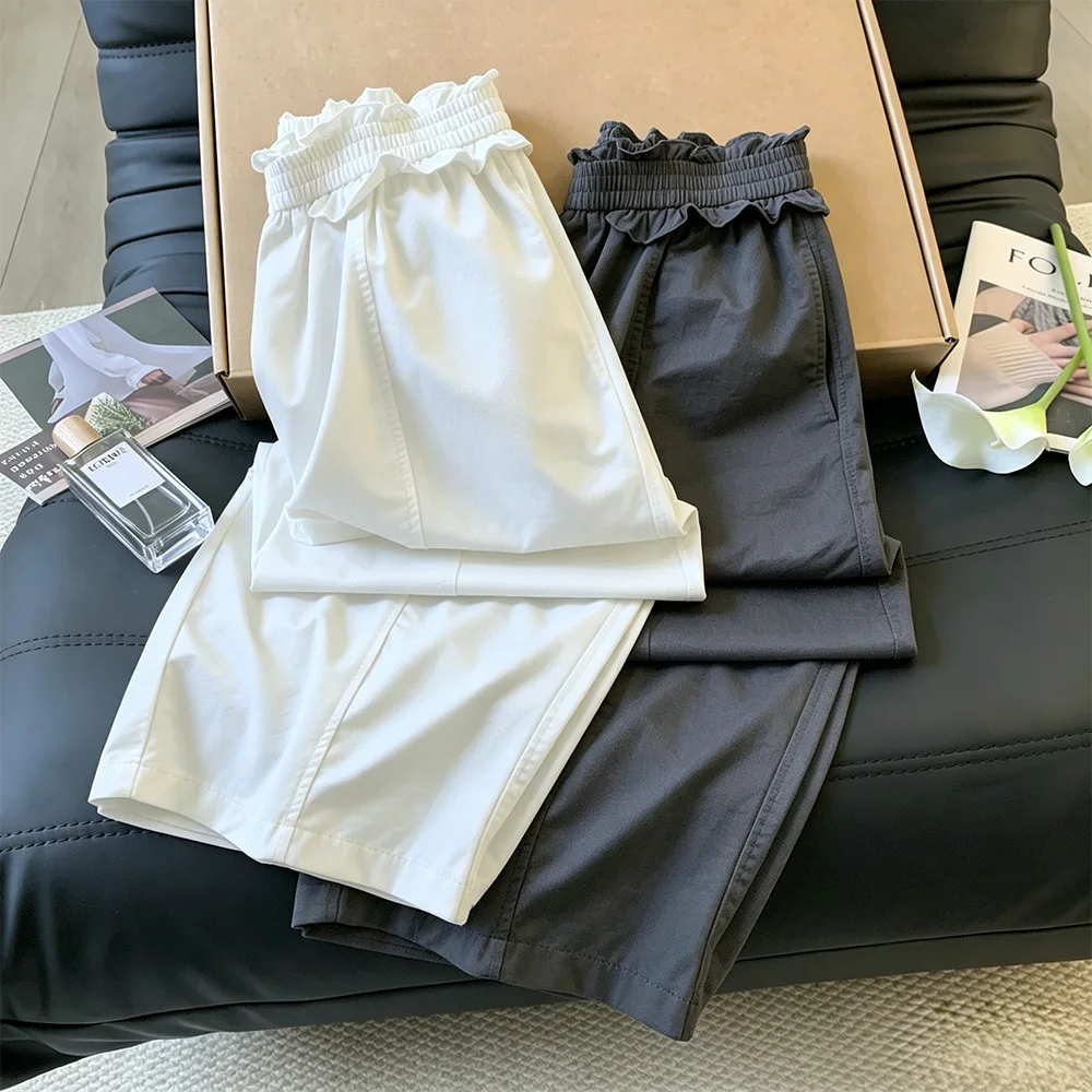 plus Size Women's Casual Pants High Waist Wide Leg Loose Fit Knife Harem Pants Comfortable Summer New Arrival
plus Size Women's Casual Pants High Waist Wide Leg Loose Fit Knife Harem Pants Comfortable Summer New Arrival