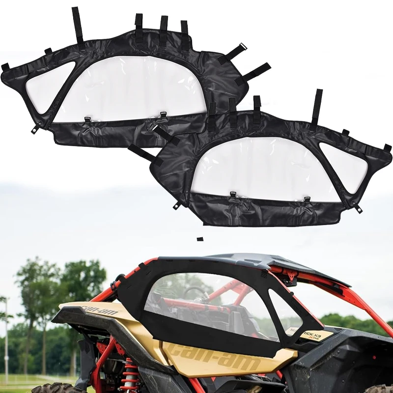 X3 Soft Upper Door Set Kit UTV Doorstop Enclosure For Can-am Maverick X3 R RR 4x4 XMR XDS XRC XRS DS RS Turbo DPS 900 HO 2017+
X3 Soft Upper Door Set Kit UTV Doorstop Enclosure For Can-am Maverick X3 R RR 4x4 XMR XDS XRC XRS DS RS Turbo DPS 900 HO 2017+