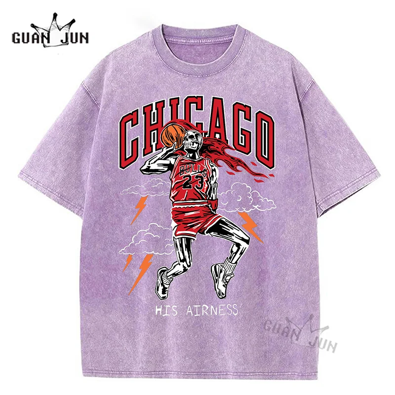 Skull Basketball Graphic T Shirt Men Hip Hop Washed T Shirt 100% Cotton Aesthetic Tees Women Tops Streetwear Unisex Clothing
Skull Basketball Graphic T Shirt Men Hip Hop Washed T Shirt 100% Cotton Aesthetic Tees Women Tops Streetwear Unisex Clothing