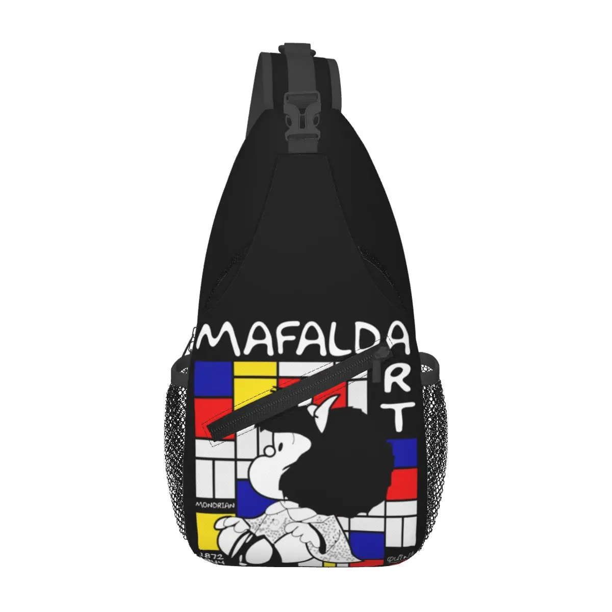 Custom Mafalda Enjoy The Art Of Mondrian Shoulder Crossbody Chest Backpack Shoulder Chest Bags Sling Bag Shoulder Backpack
Custom Mafalda Enjoy The Art Of Mondrian Shoulder Crossbody Chest Backpack Shoulder Chest Bags Sling Bag Shoulder Backpack